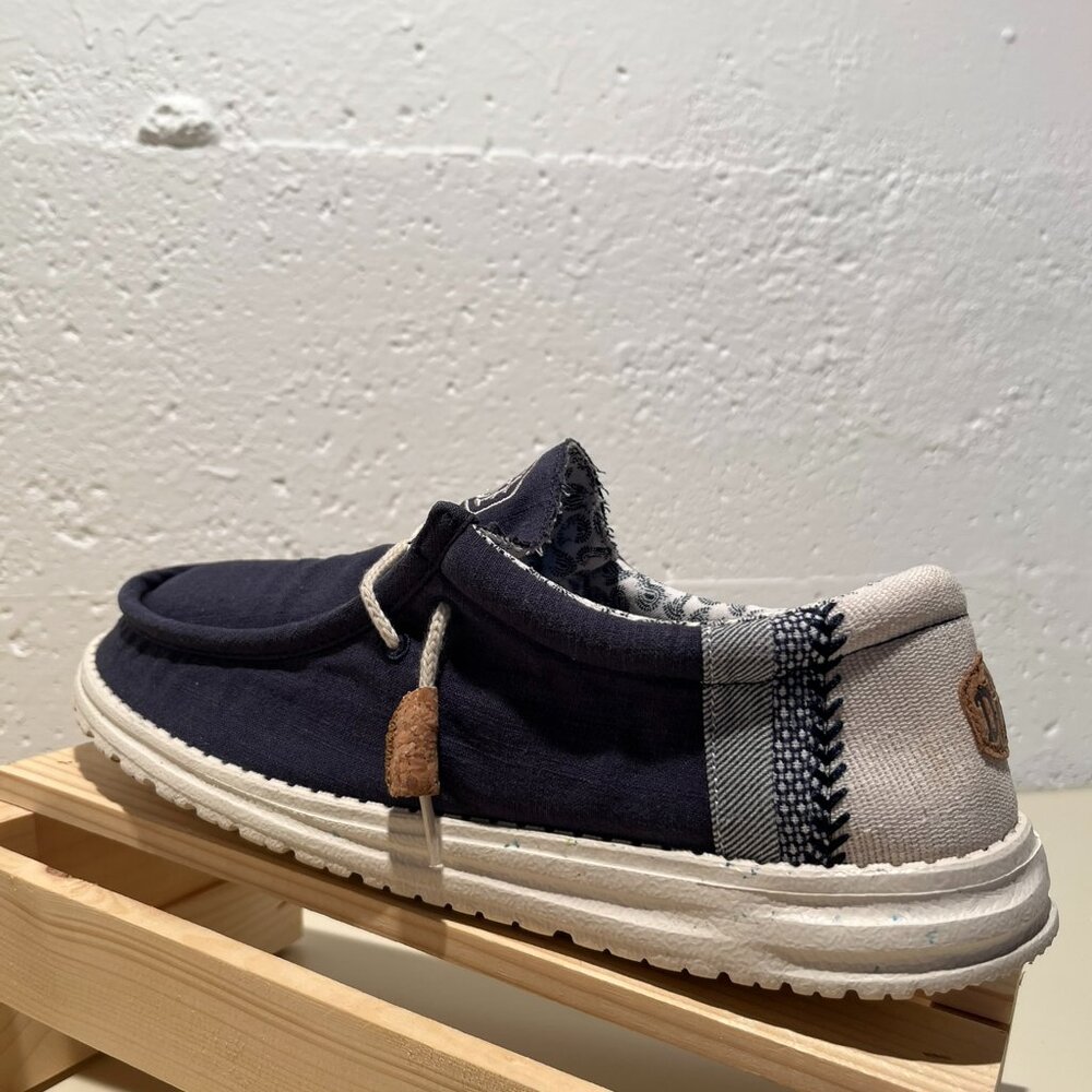 Hey Dude Men's Wally Craft Linen Casual Shoe - Picture 8 of 15